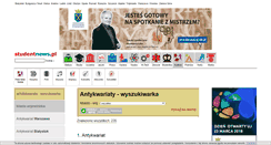 Desktop Screenshot of antykwariat.studentnews.pl
