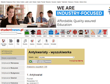 Tablet Screenshot of antykwariat.studentnews.pl