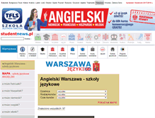Tablet Screenshot of angielski.warszawa.studentnews.pl