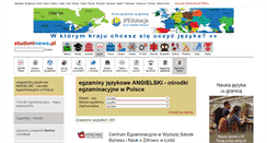Desktop Screenshot of angielski.egzaminy.studentnews.pl