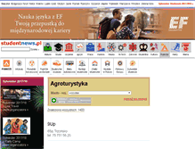 Tablet Screenshot of agroturystyka.studentnews.pl